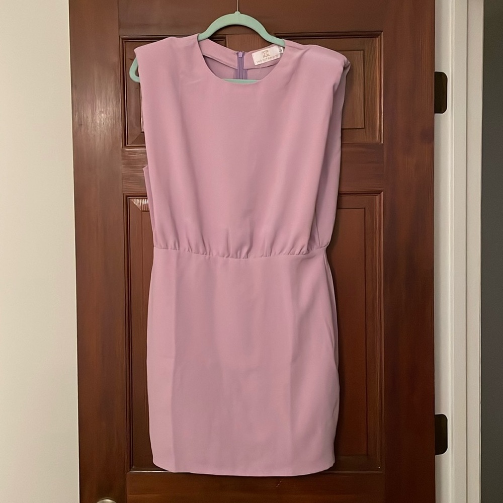 TwoCumberland knee length structured sleeveless dress